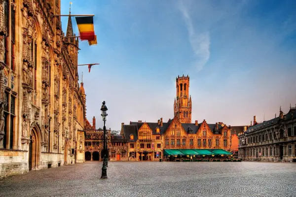 Brugge · Burg Meydanı ve Belediye Binası