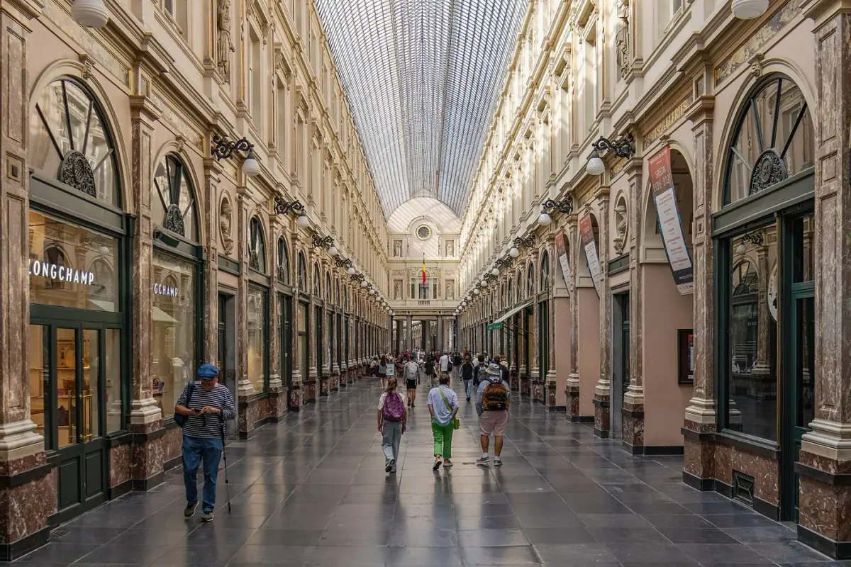 Brüksel: Saint-Hubert Kraliyet Galerileri