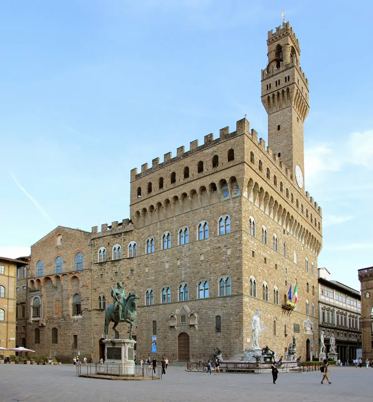 Floransa: Palazzo Vecchio (Vecchio Sarayı)