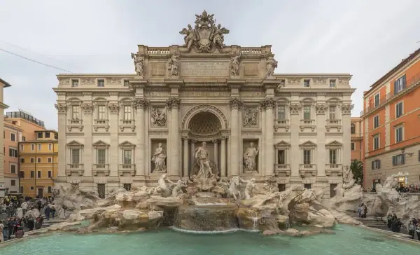 Roma’da Trevi Çeşmesi