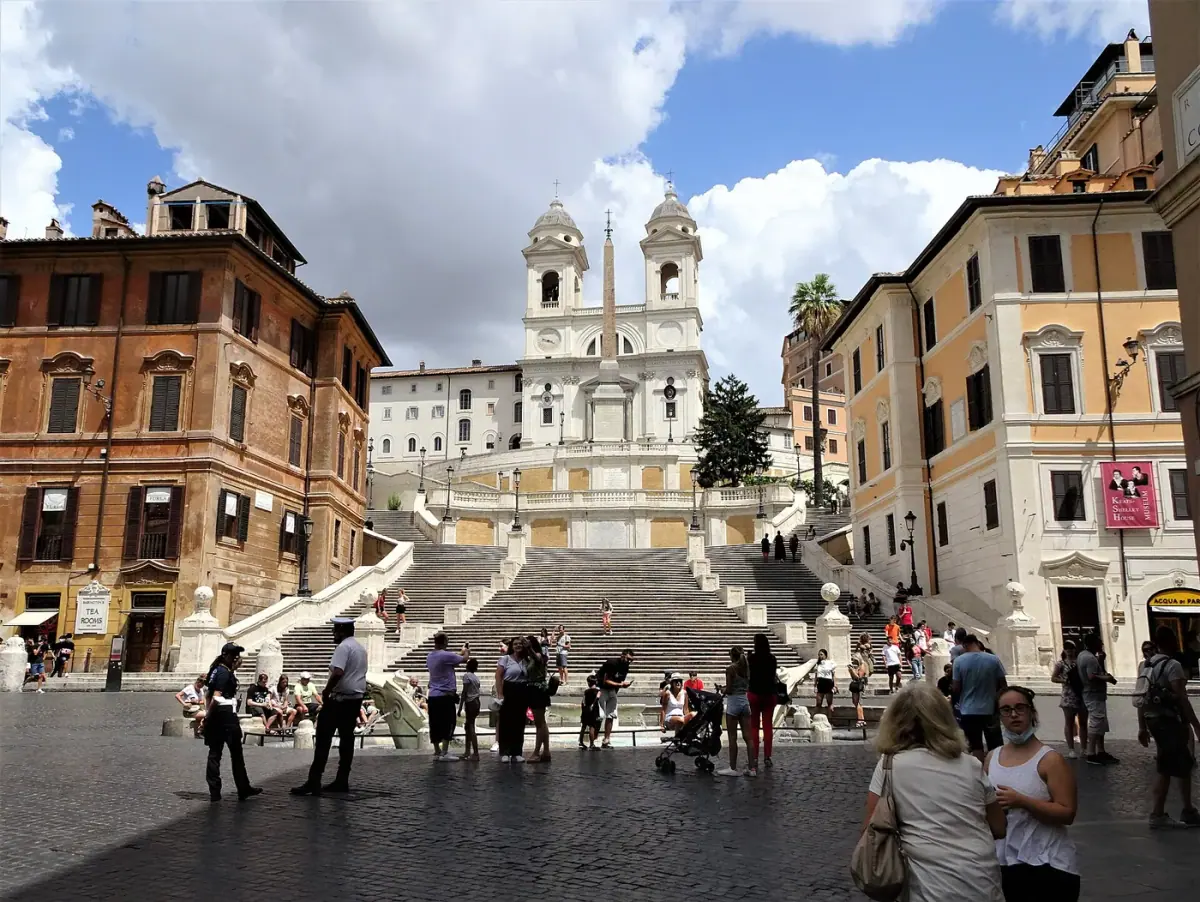 Roma: Scalinata di Piazza di Spagna